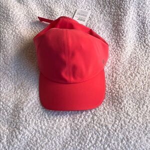 lululemon athletica Coral Red Adjustable Cap